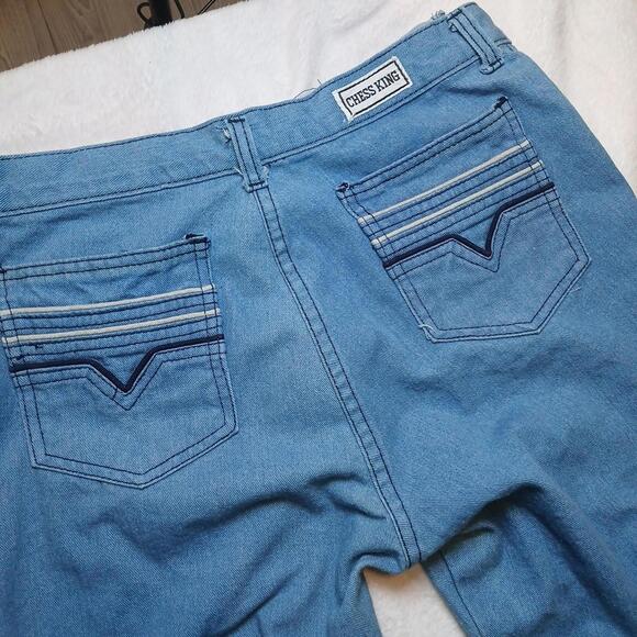 Chess King Vintage Mens Jeans30x32 Extremely Rare Retro Bell Bottoms